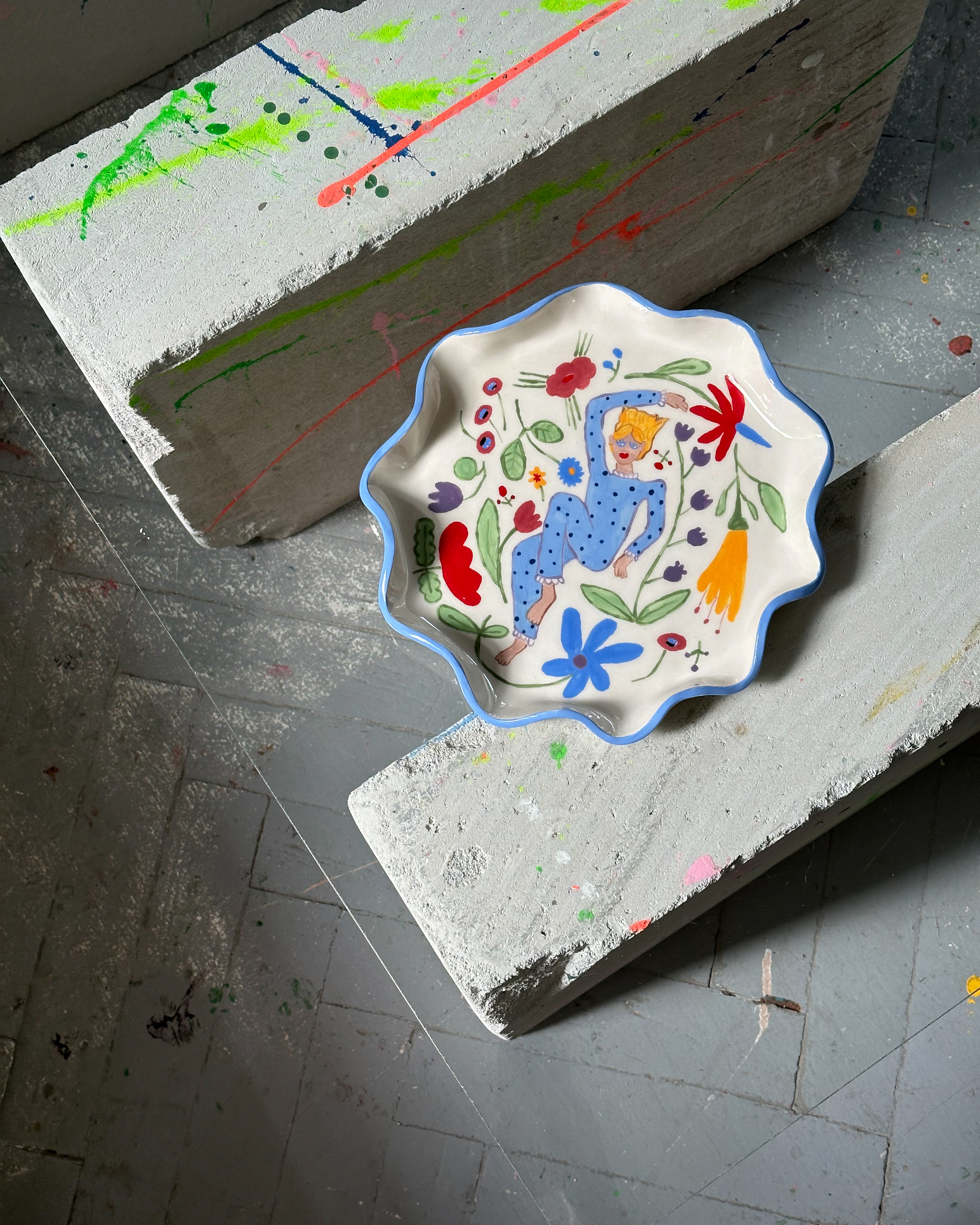 Custom Wavy Plate