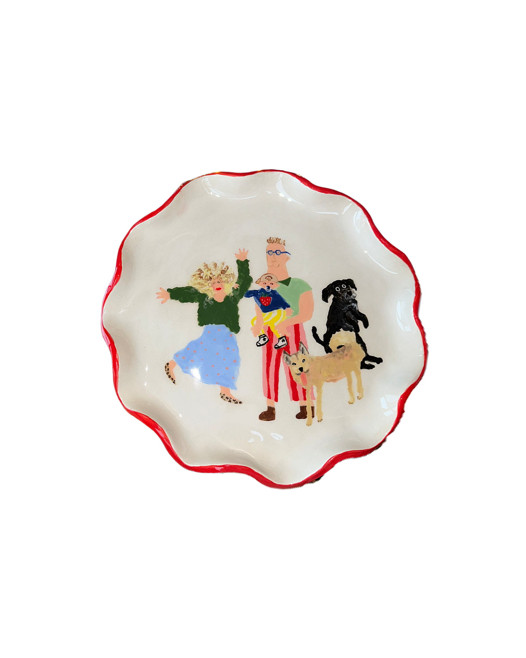Custom Wavy Plate
