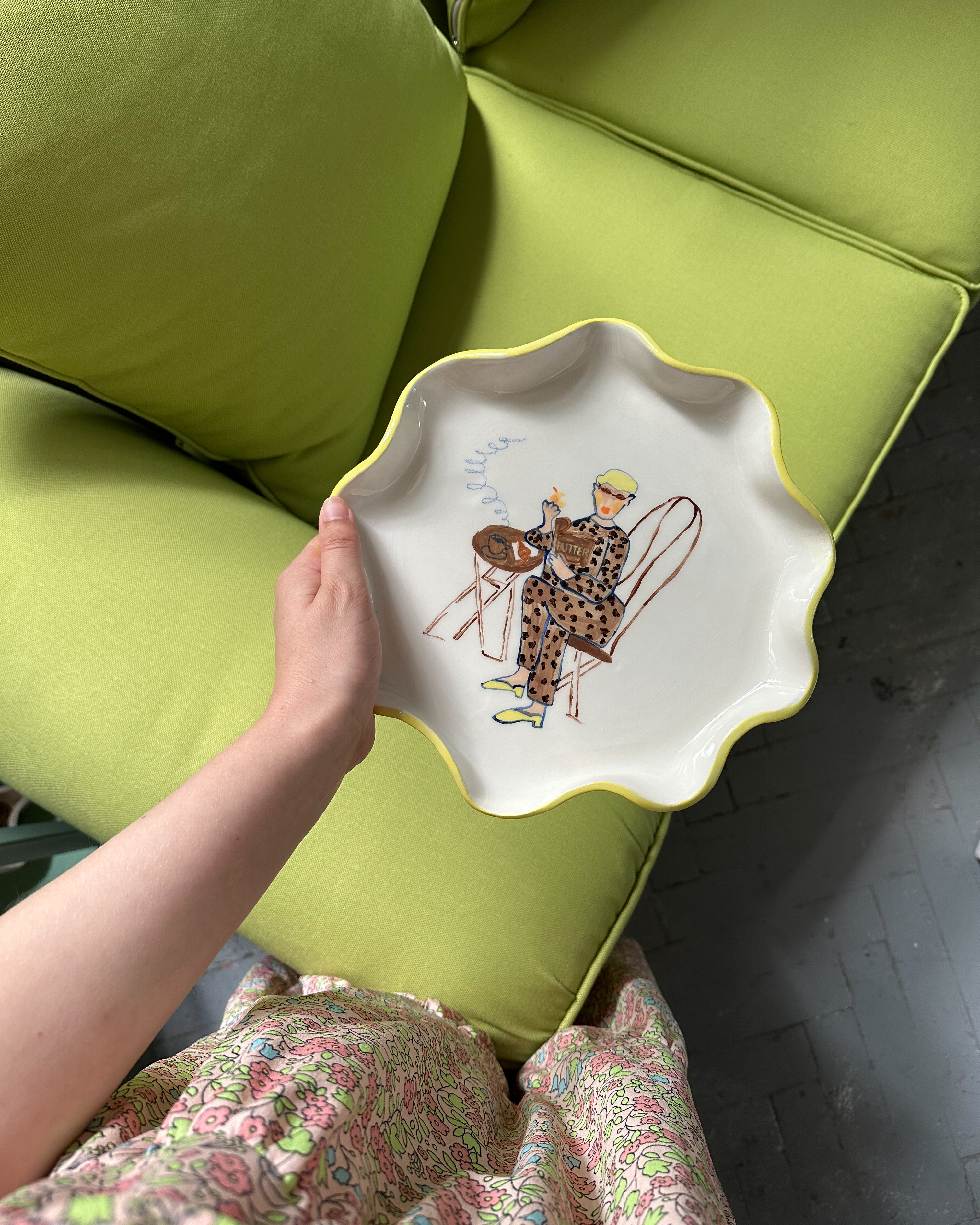 Custom Wavy Plate