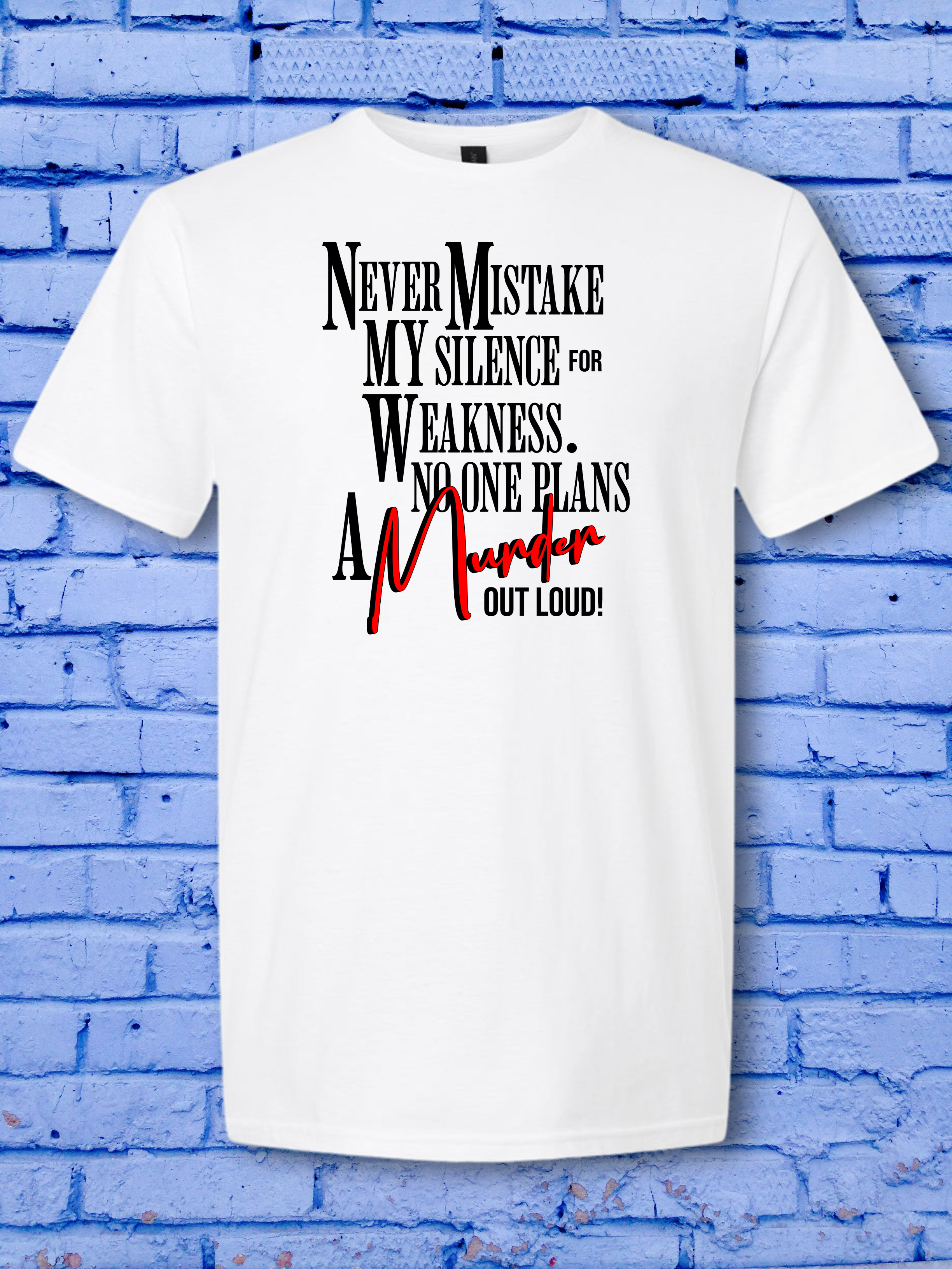 No One Plans A Murder Out Loud