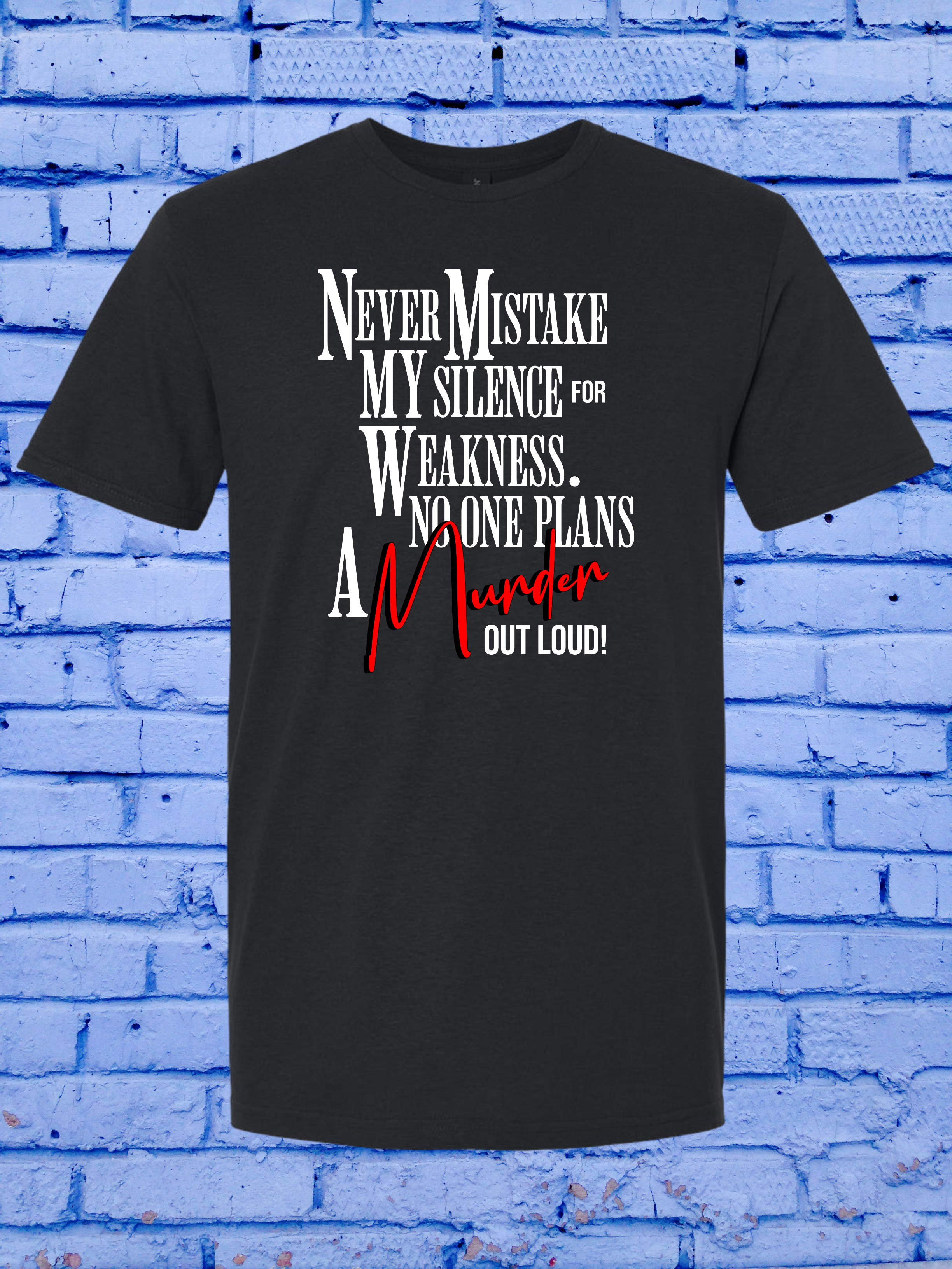 No One Plans A Murder Out Loud