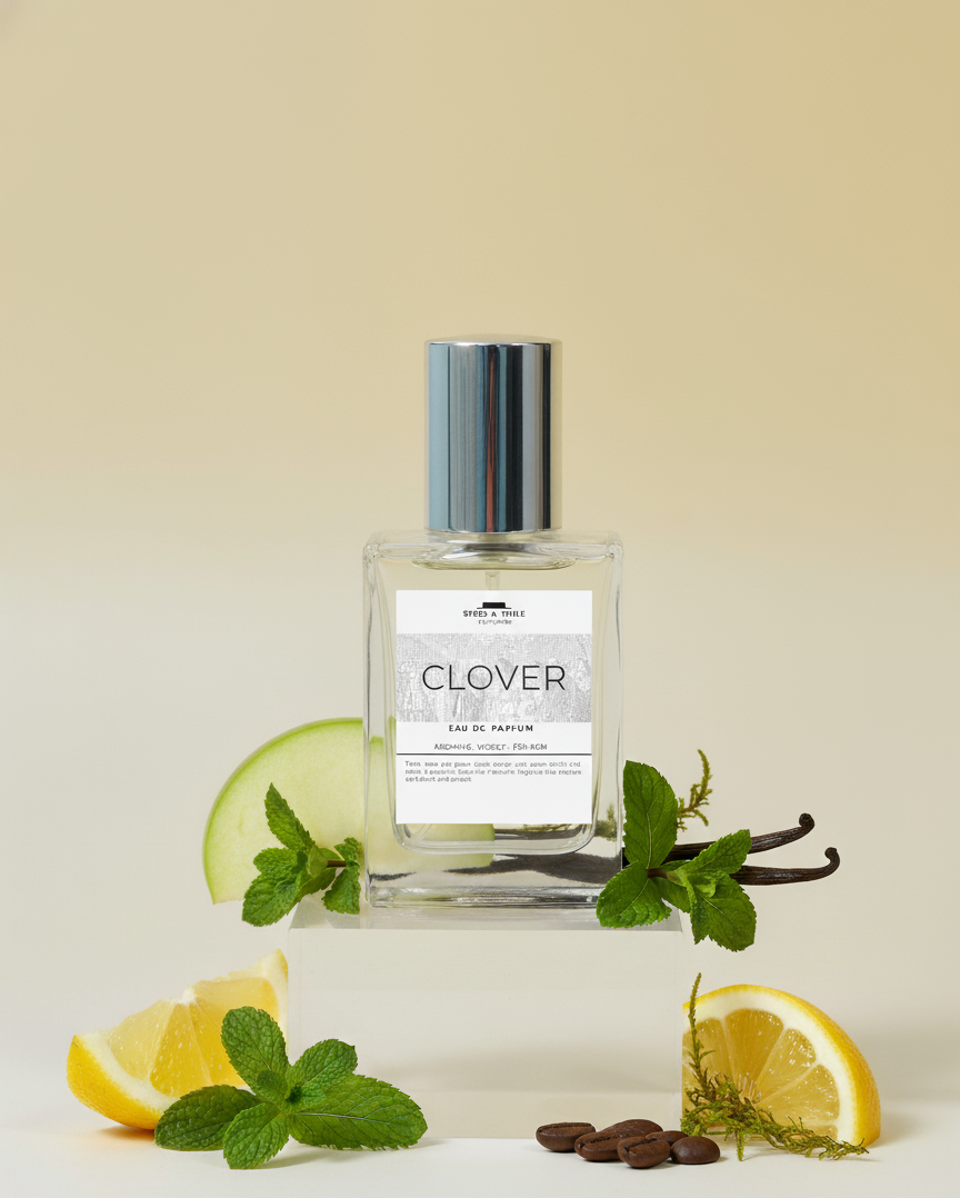 Clover - Men Eau De Parfum             Fresh, Sweet, Spicy