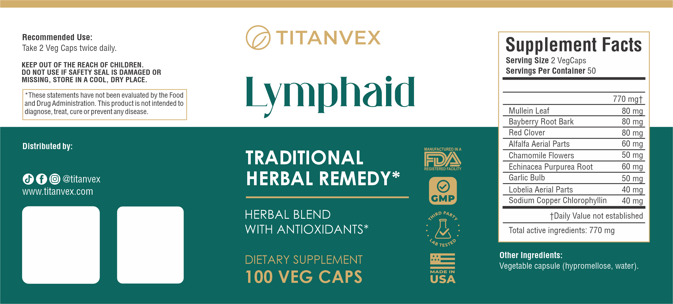 Lymphaid Traditional Herbal Remedy