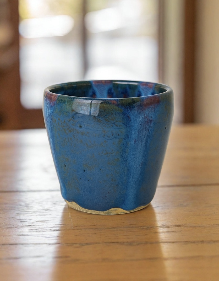 Blue Ceramic Cup