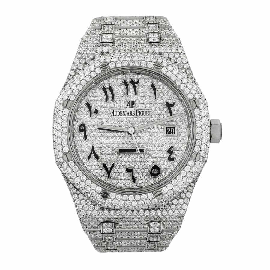 Audemars Piguet Royal Oak “Iced Out” 15400ST.OO.1220ST.02 Authentic Replica Edition Technical Specifications