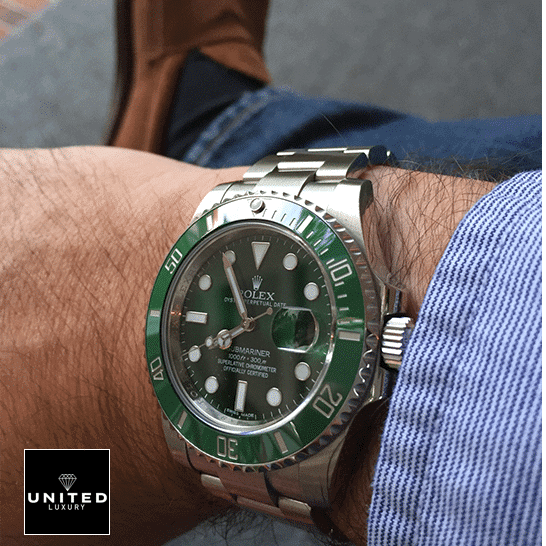 Rolex Submariner Date 116610LV “Hulk” Luxury Clone Quality Technical Specifications