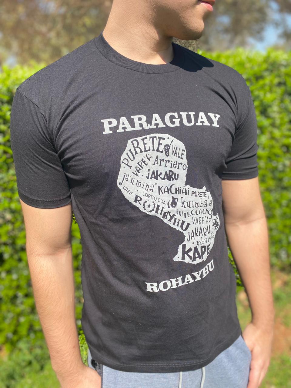 Remera Mapa del Paraguay
