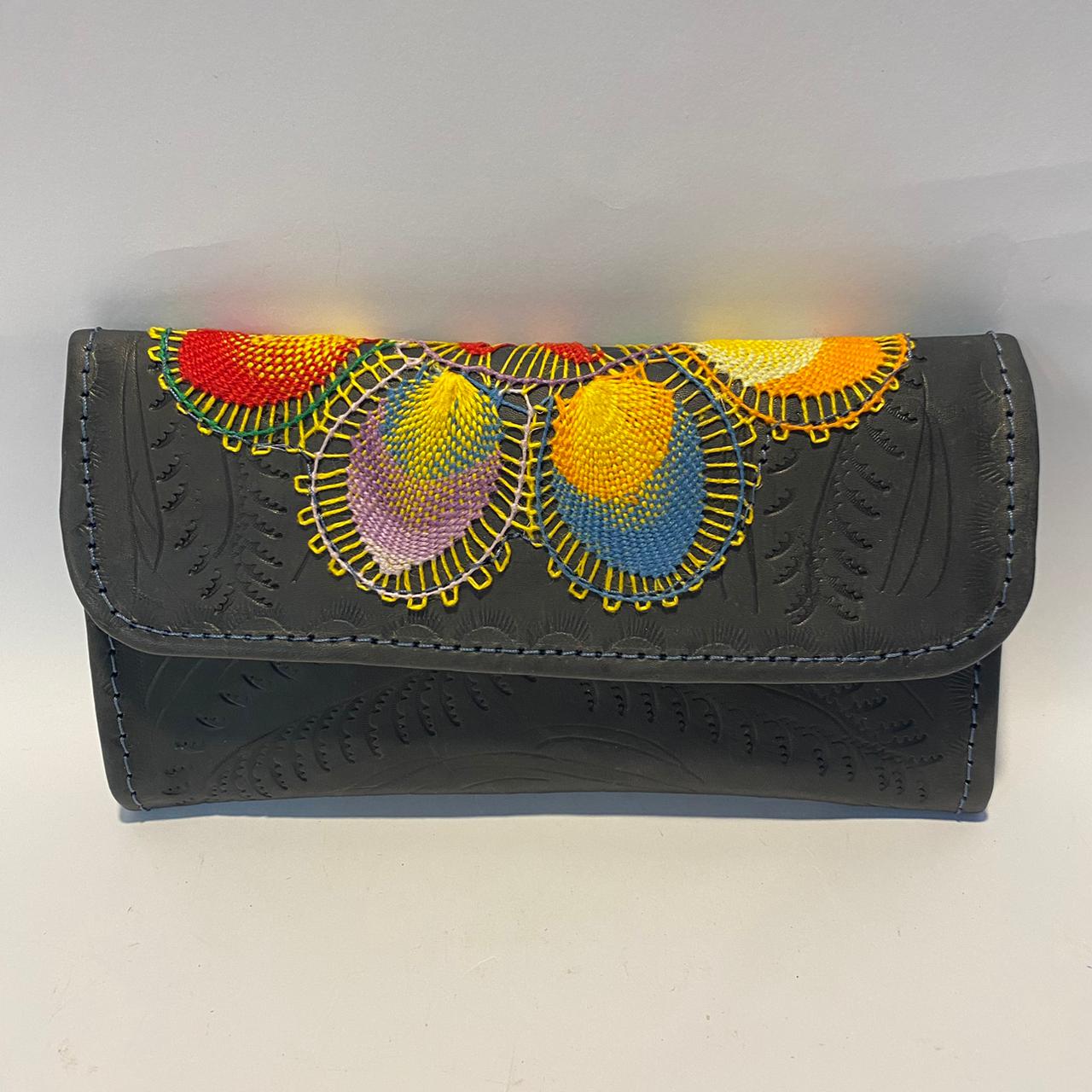 Billetera de dama Marrón y Negro