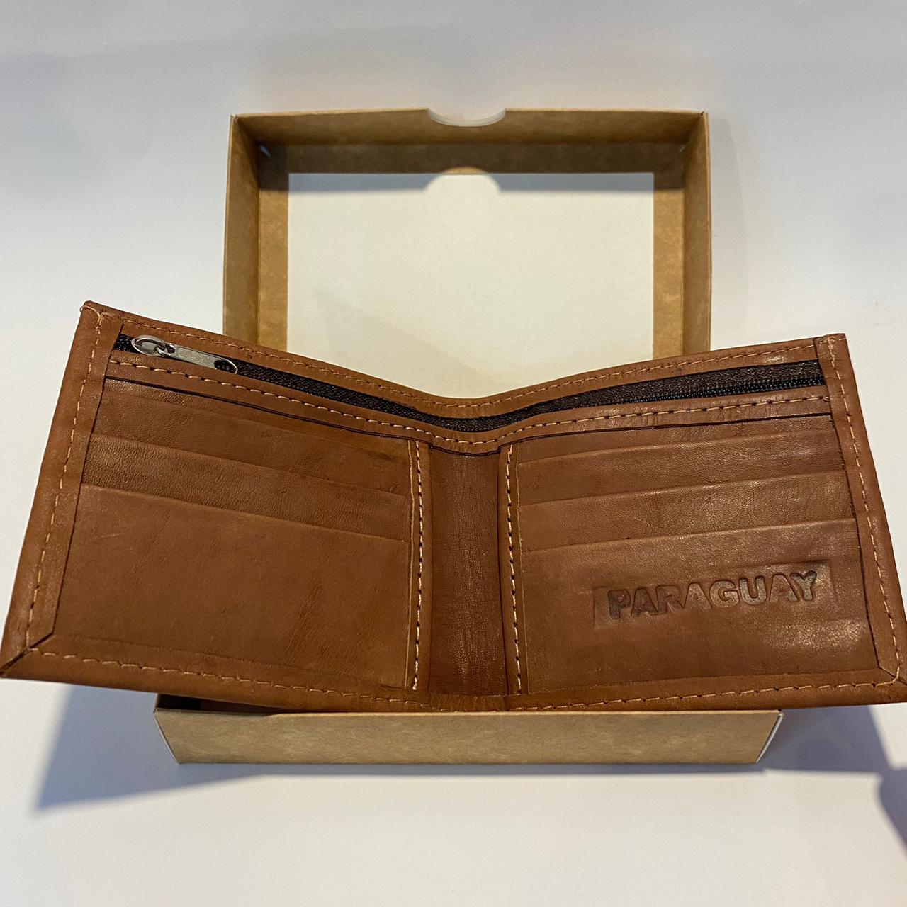 Billetera Marrón de Cuero