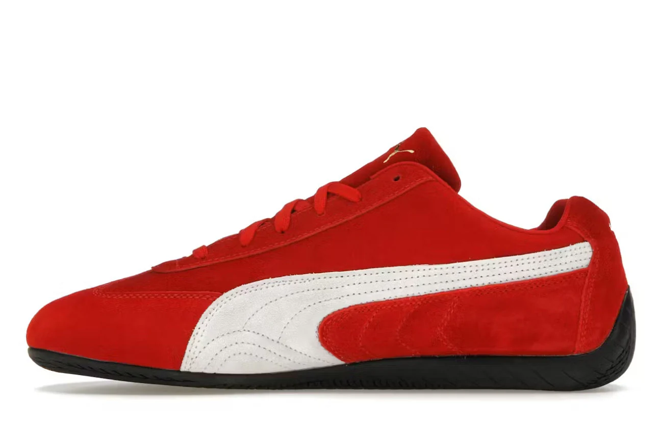 PUMA Speed Cat  Red Suede Sneakers
