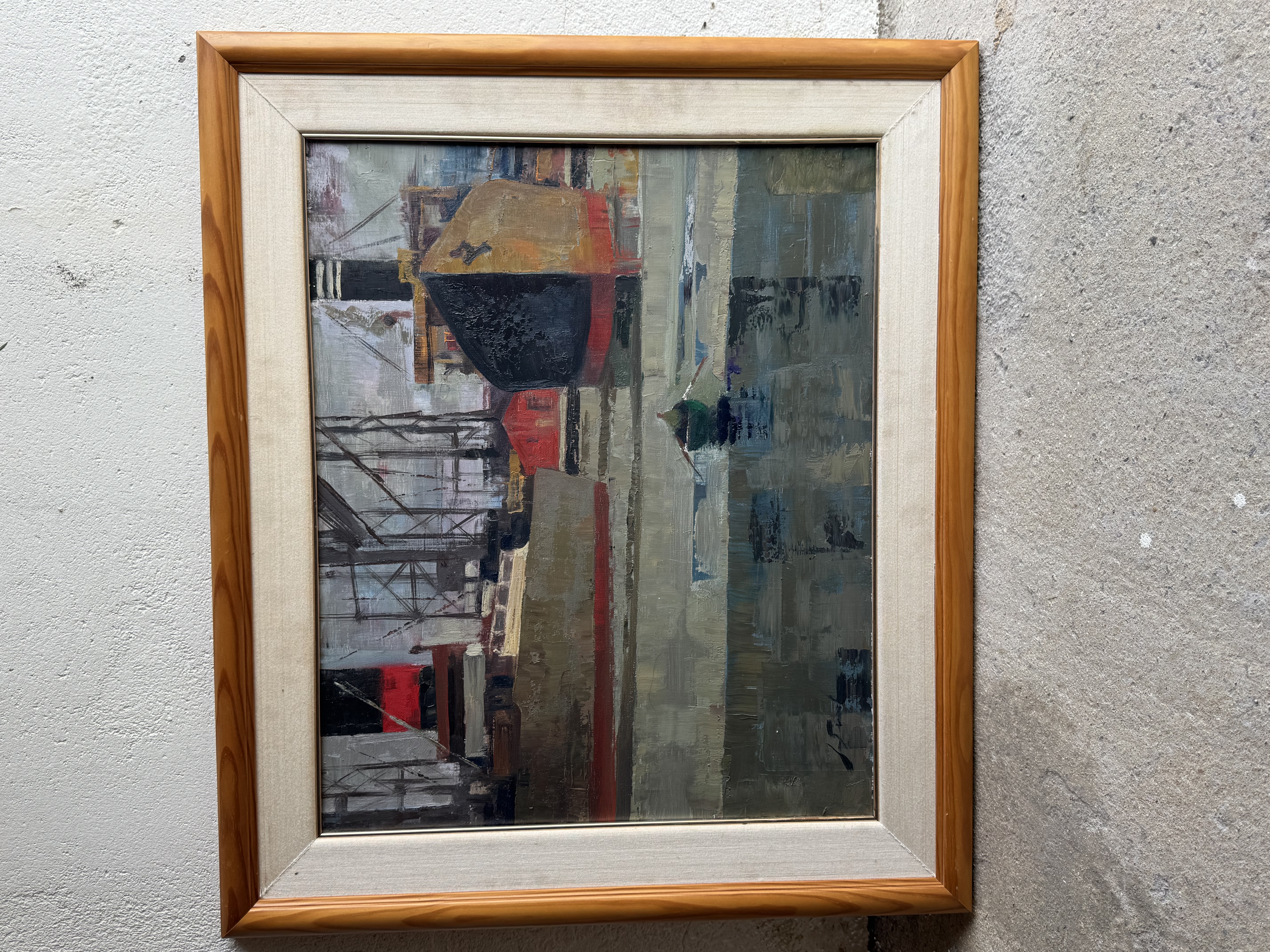 Cuadro antiguo pintura al óleo