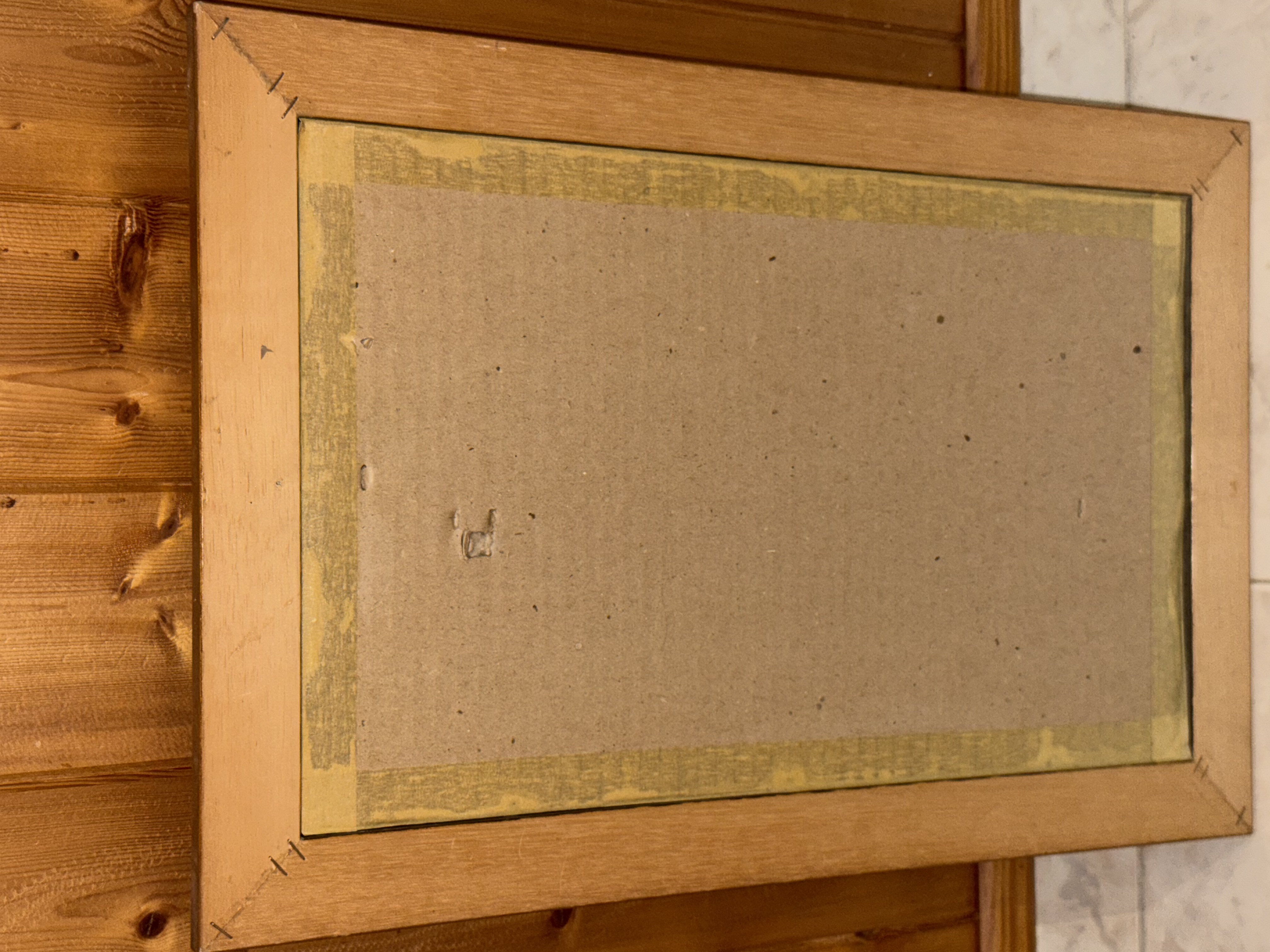 Cuadro antiguo Fraternidad