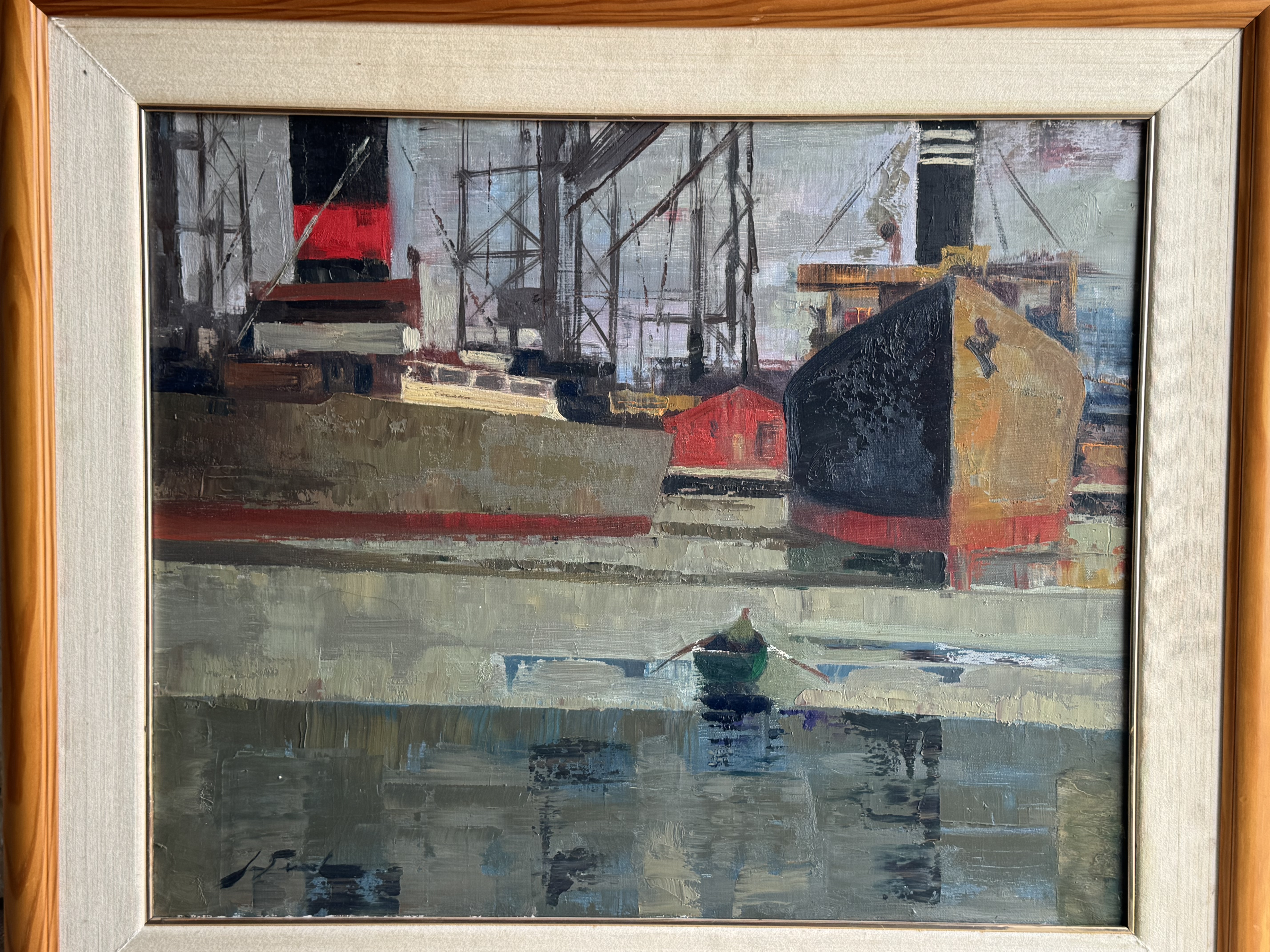 Cuadro antiguo pintura al óleo