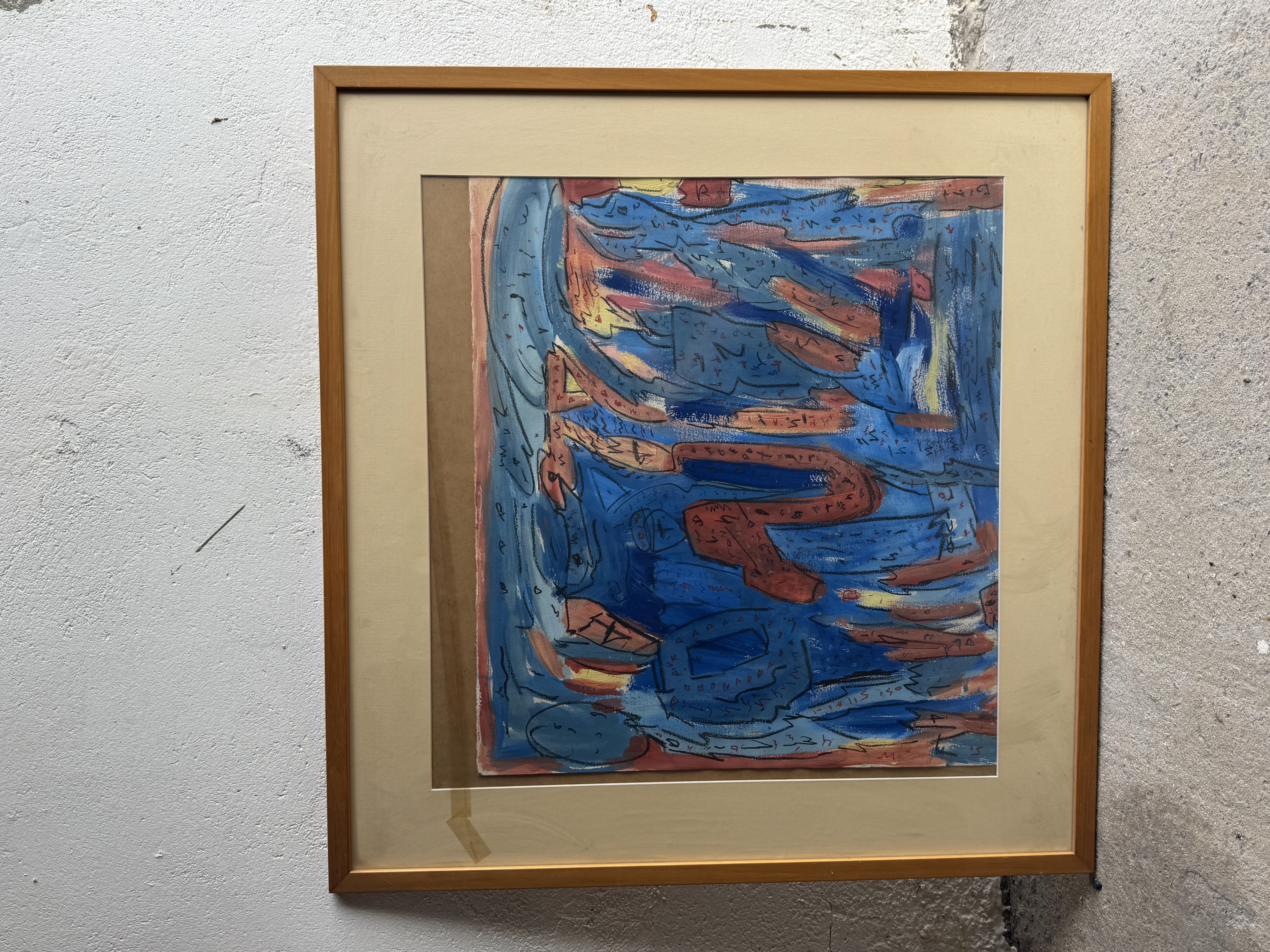 Cuadro pintura mixta