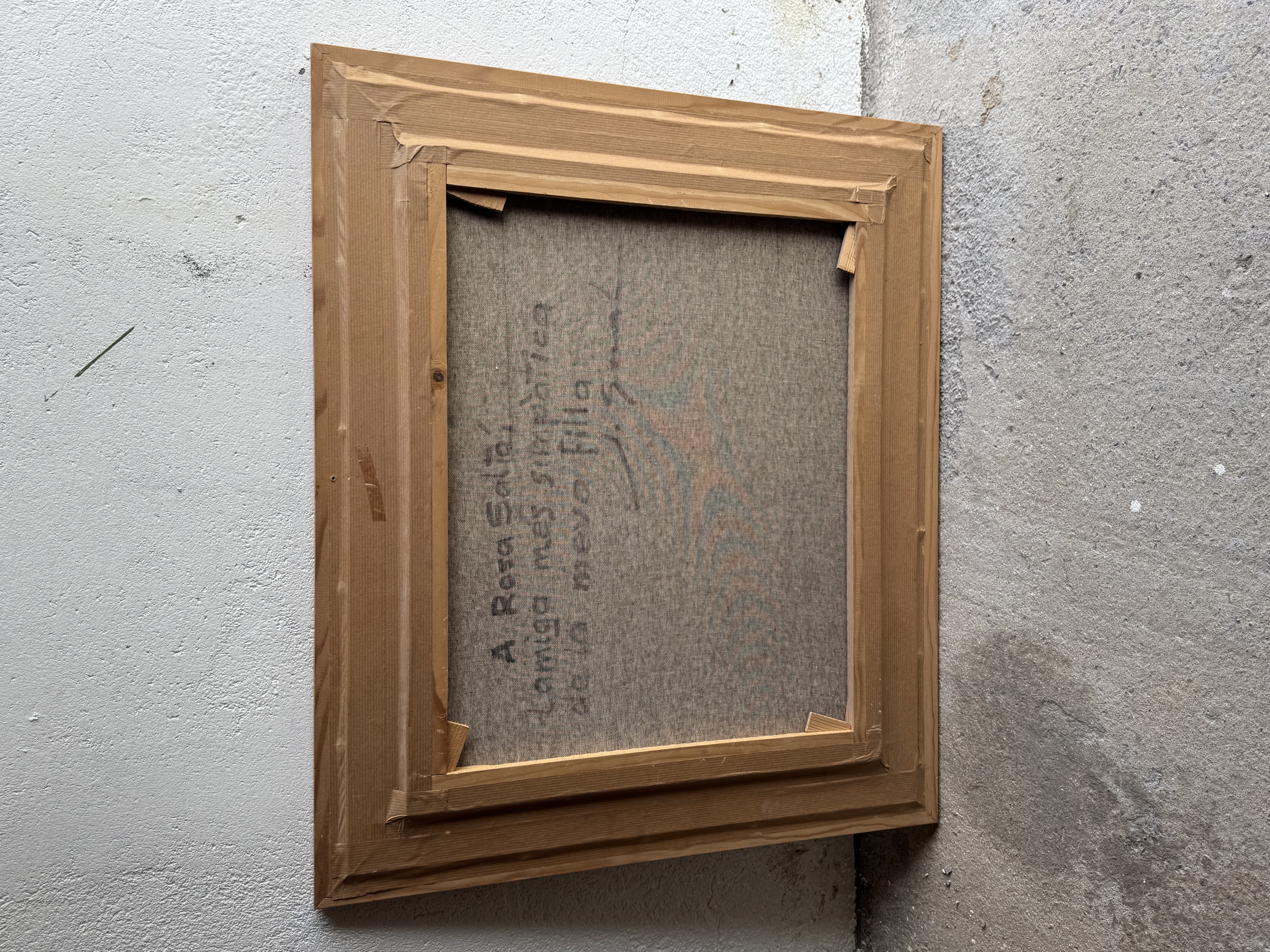 Cuadro antiguo pintura al óleo