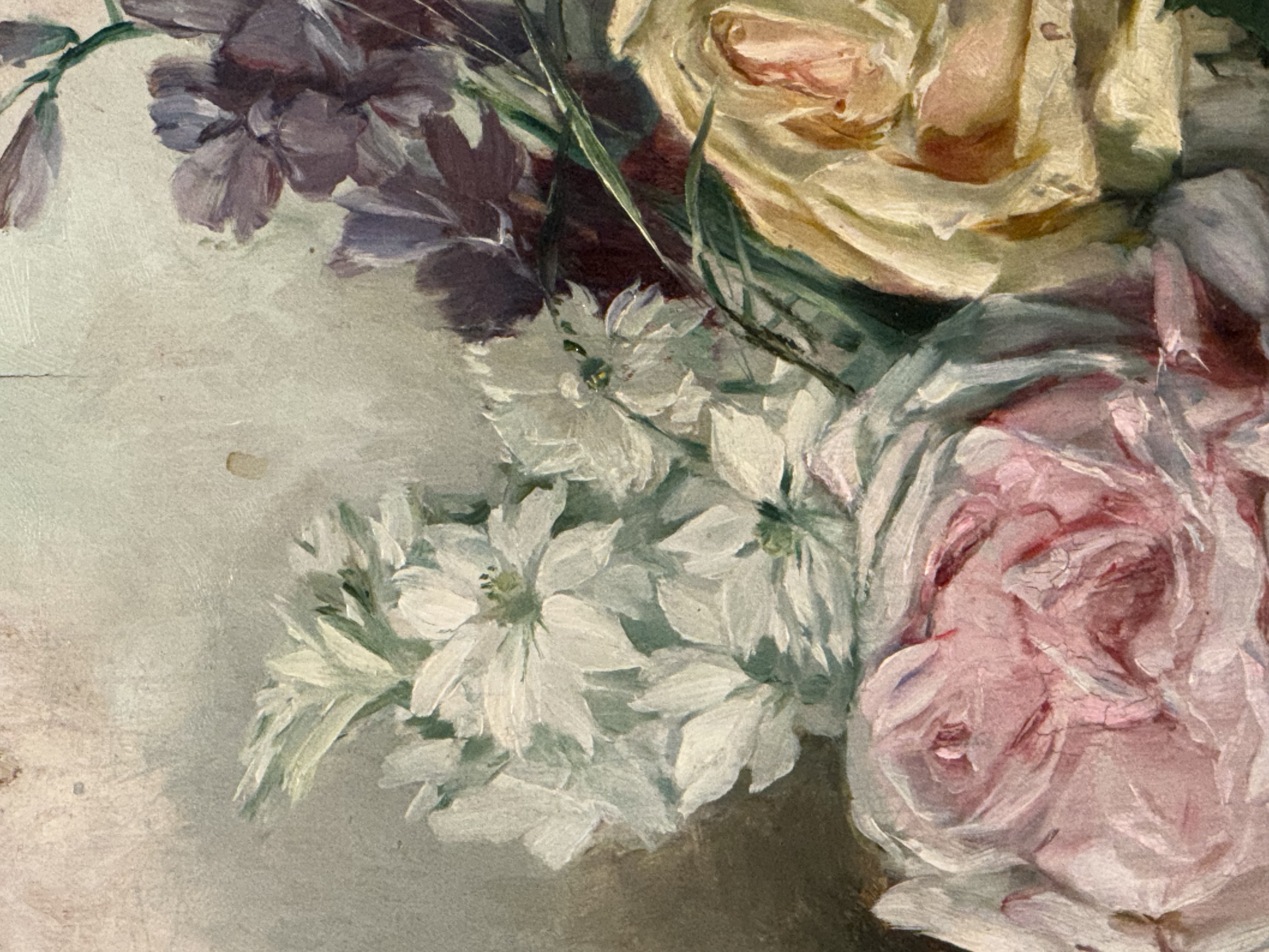 Cuadro antiguo pintura al oleo