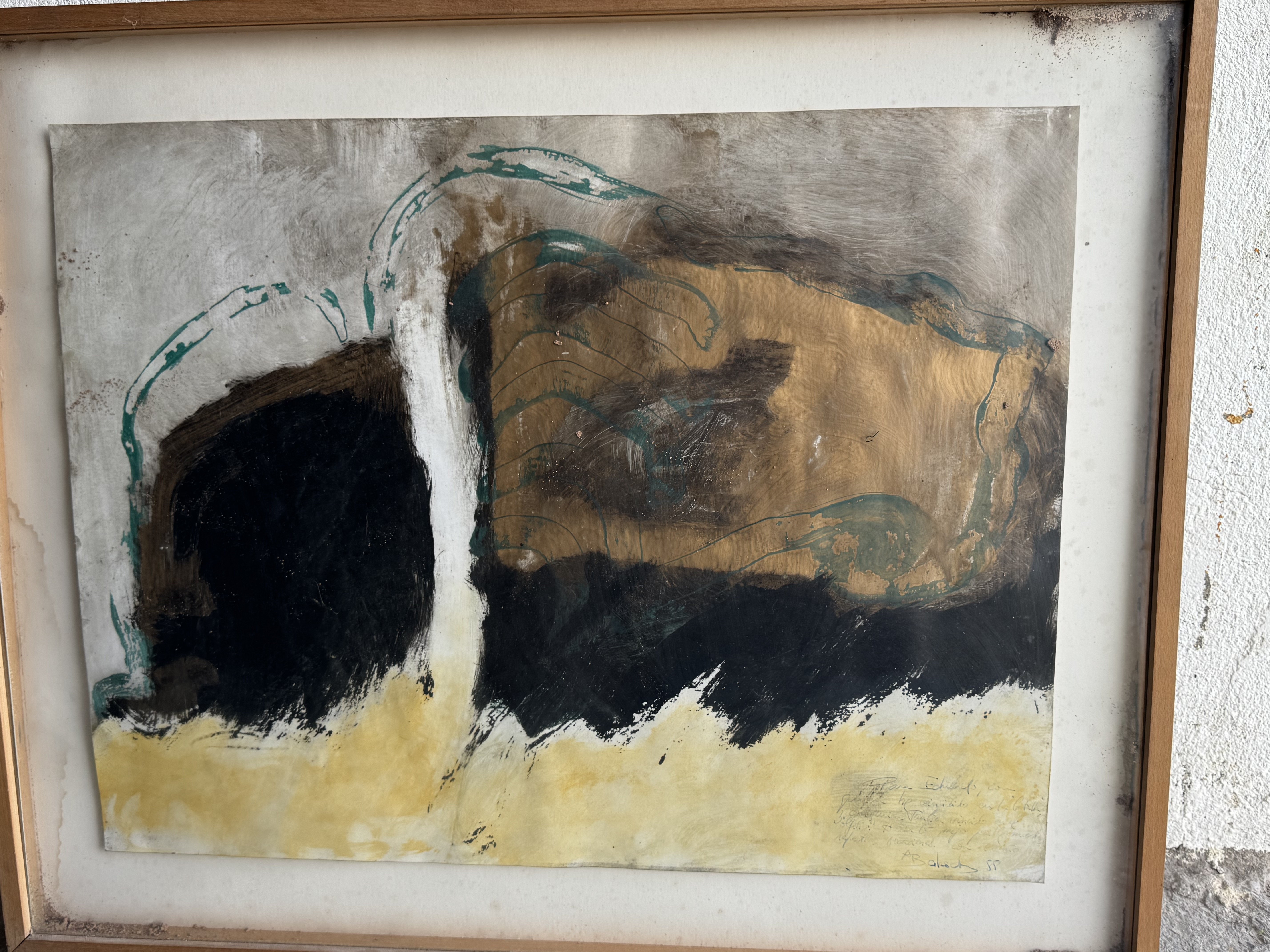 Cuadro pintura mixta