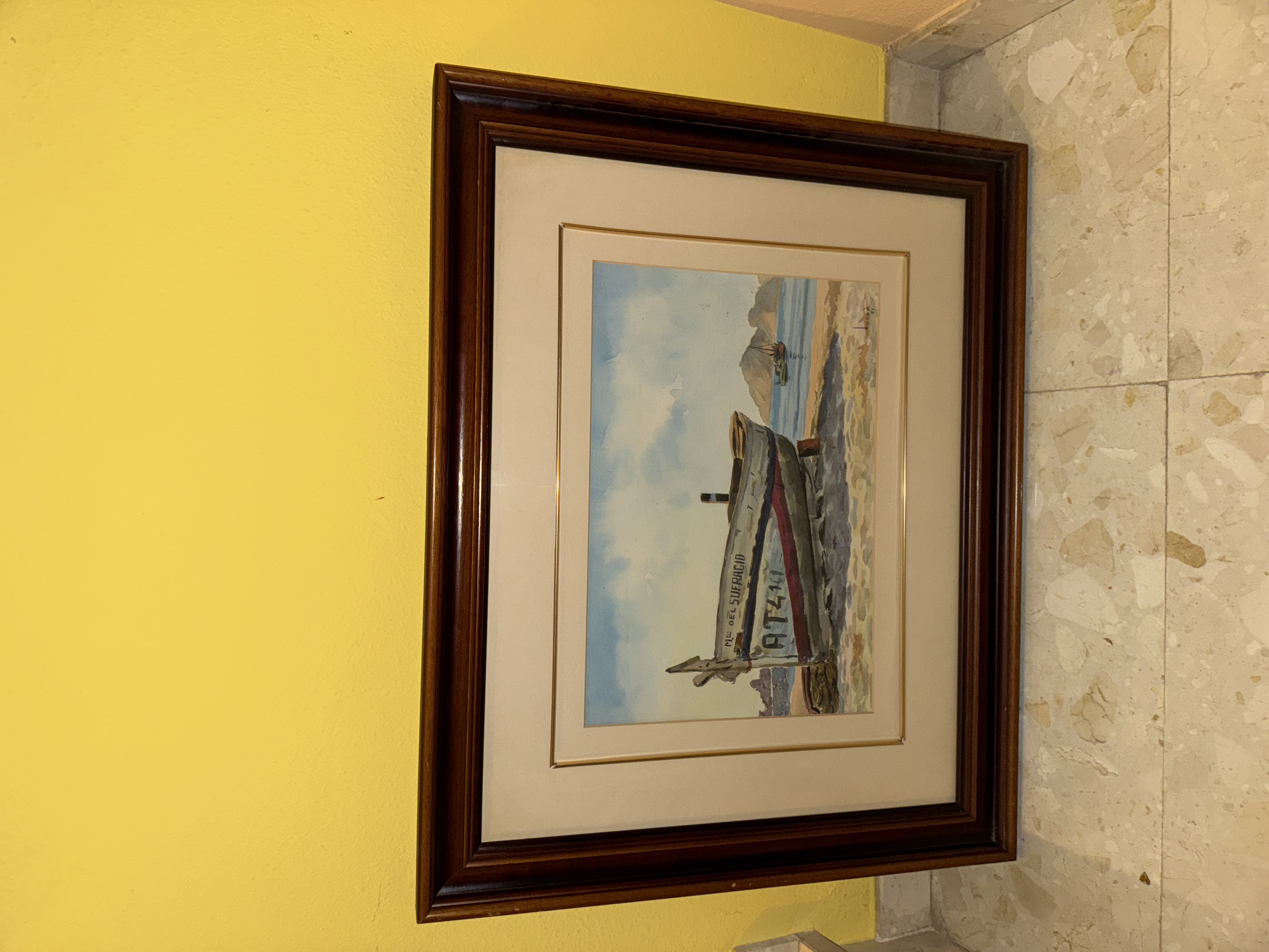 Cuadro antiguo marinero