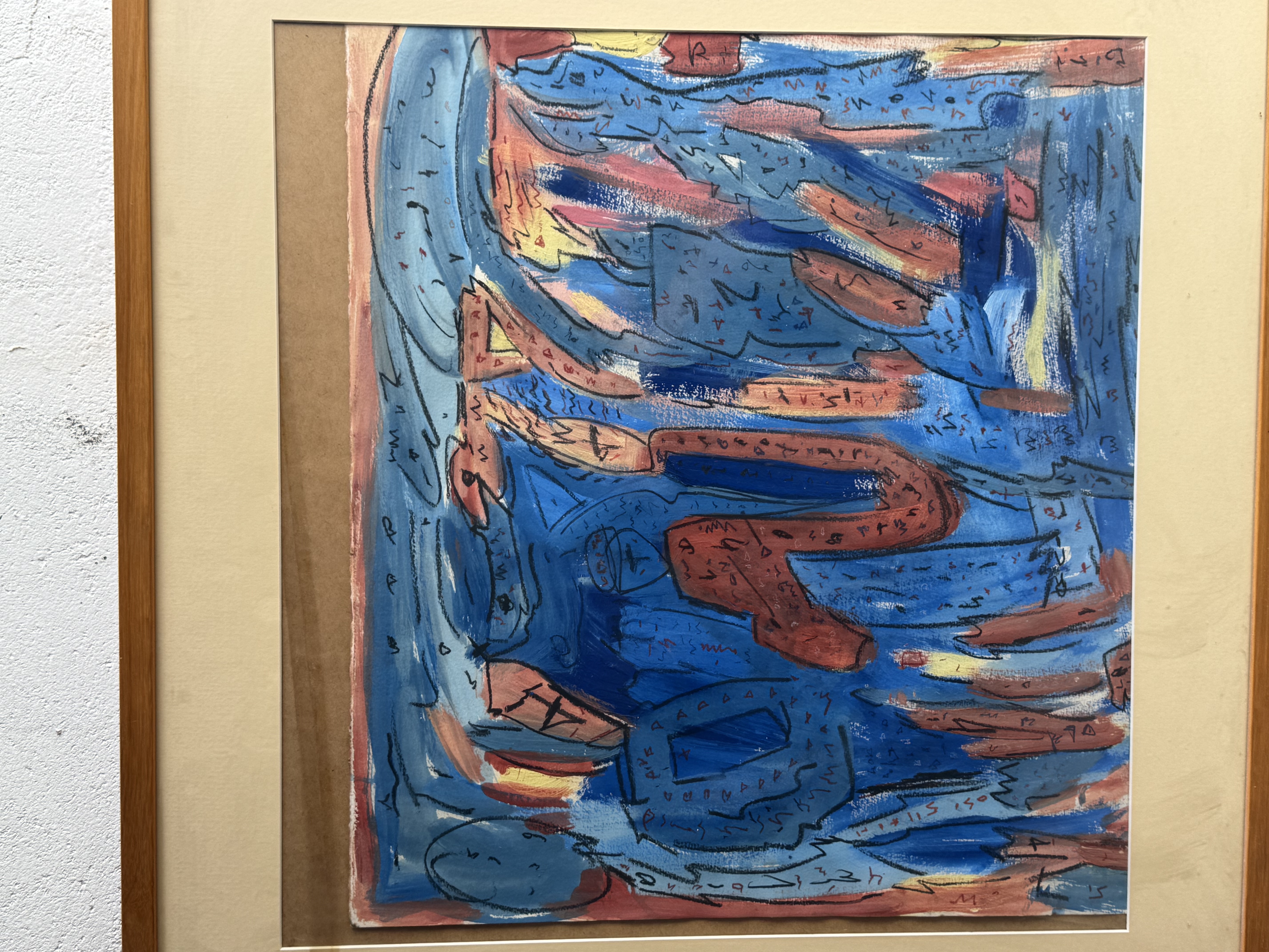 Cuadro pintura mixta