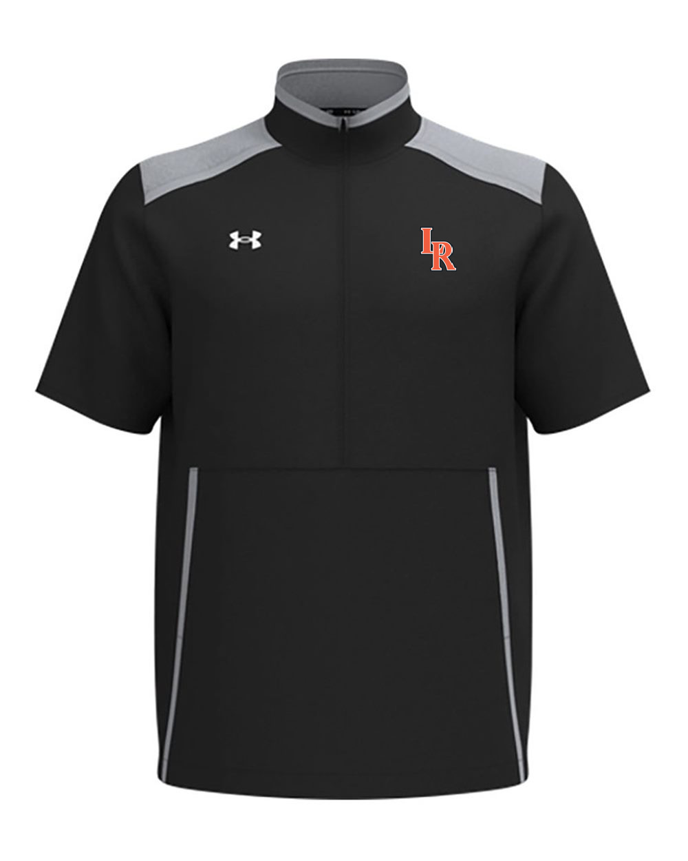 Mens UA Short Sleeve Half-Zip Pullover