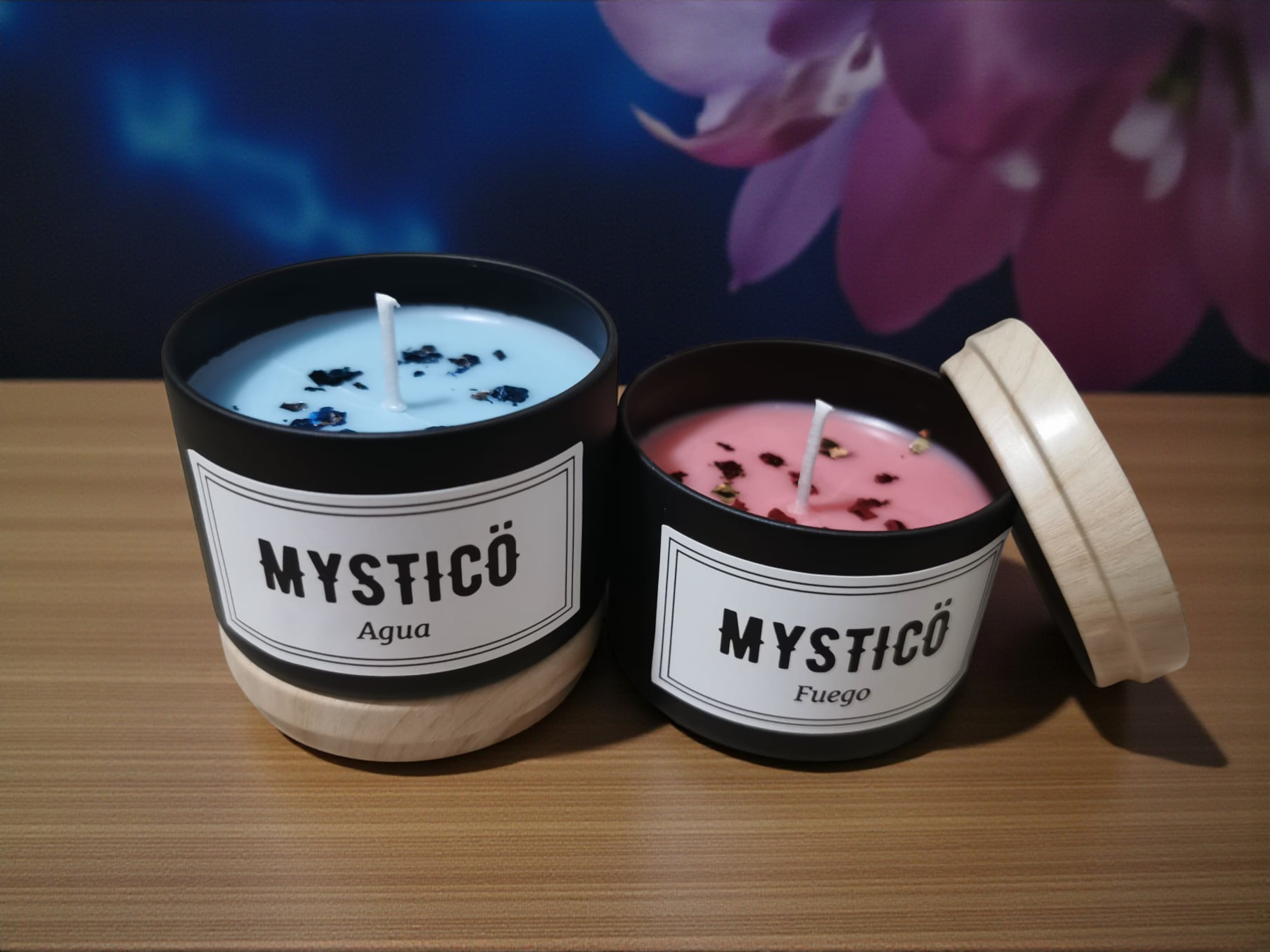 Velas Agua y Fuego Mysticö