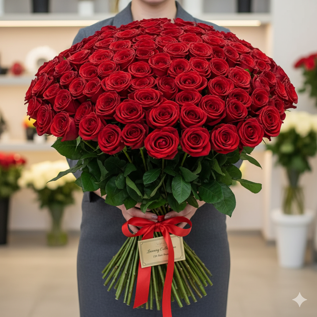 Luxury 150 Red Rose Bouquet