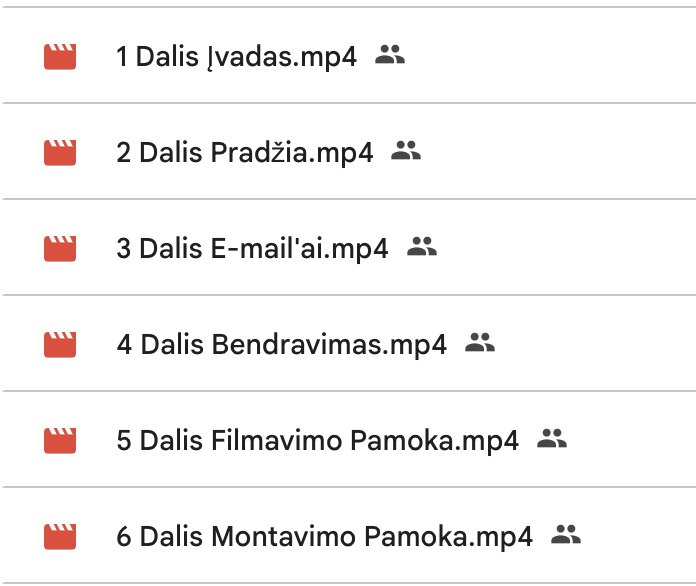LA Creative Auto Filmavimų mokymai