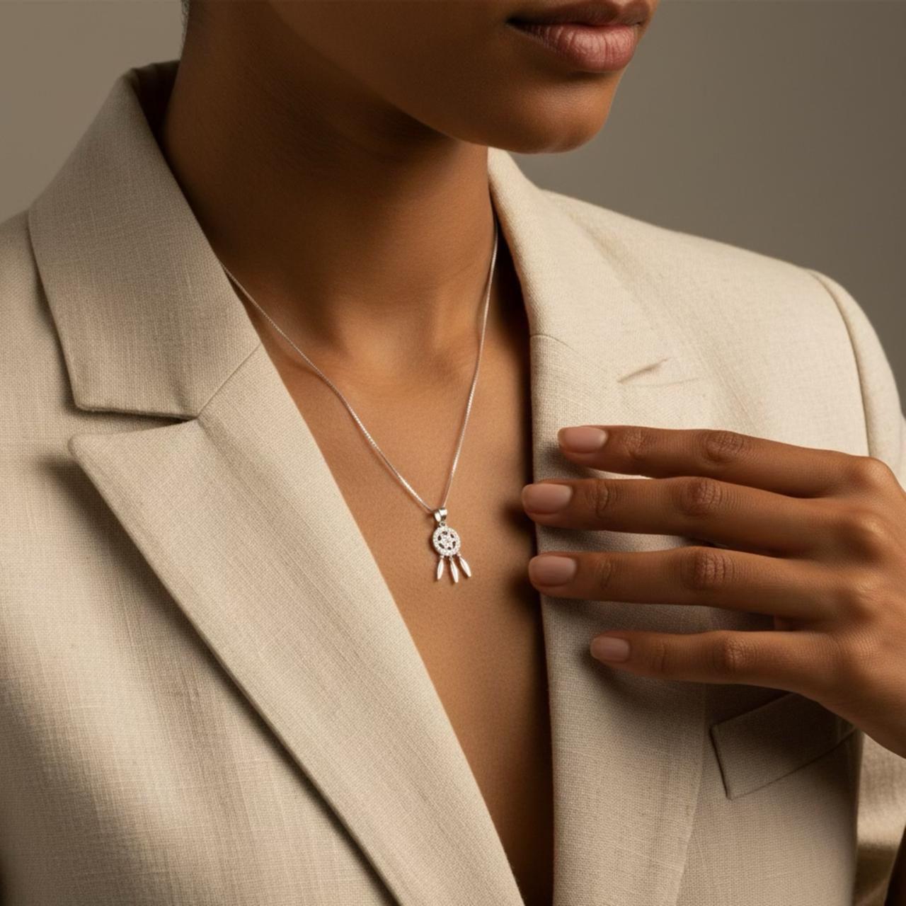 Dreamcatcher Pendant Necklace