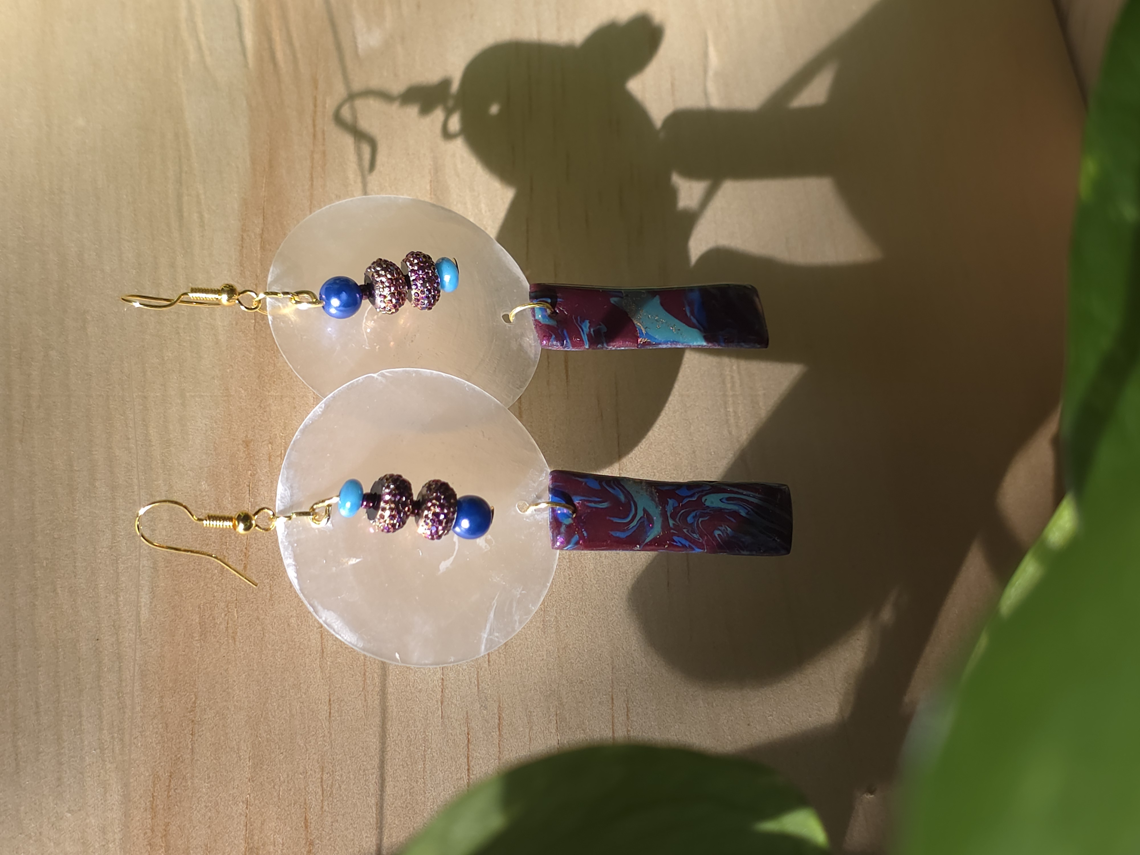 Unique Capiz Earrings