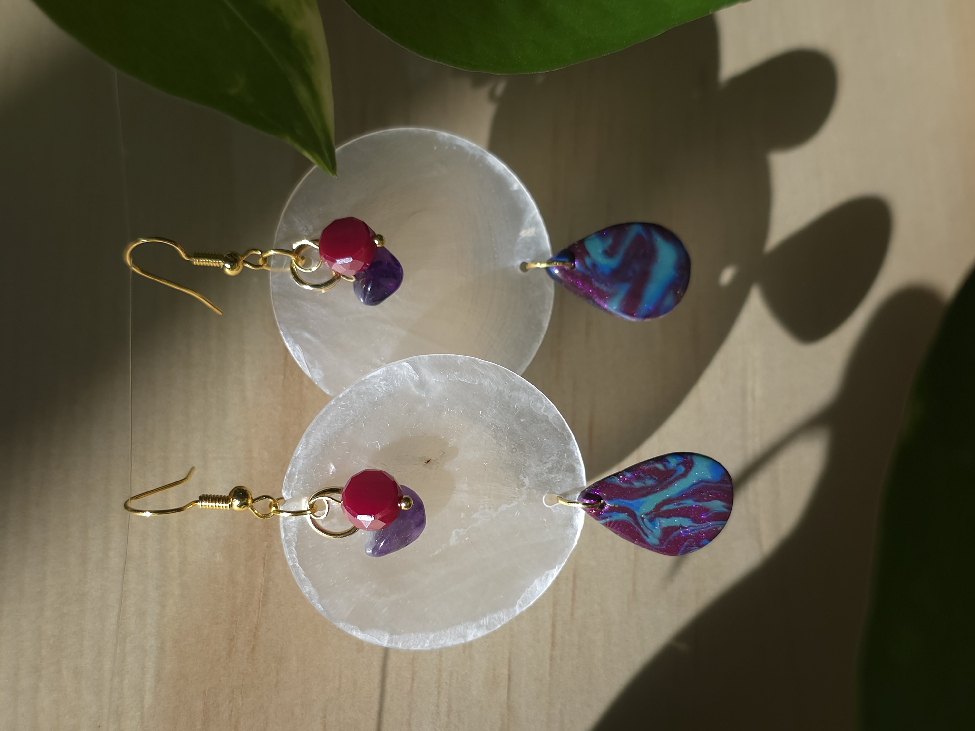 Unique Capiz Earrings