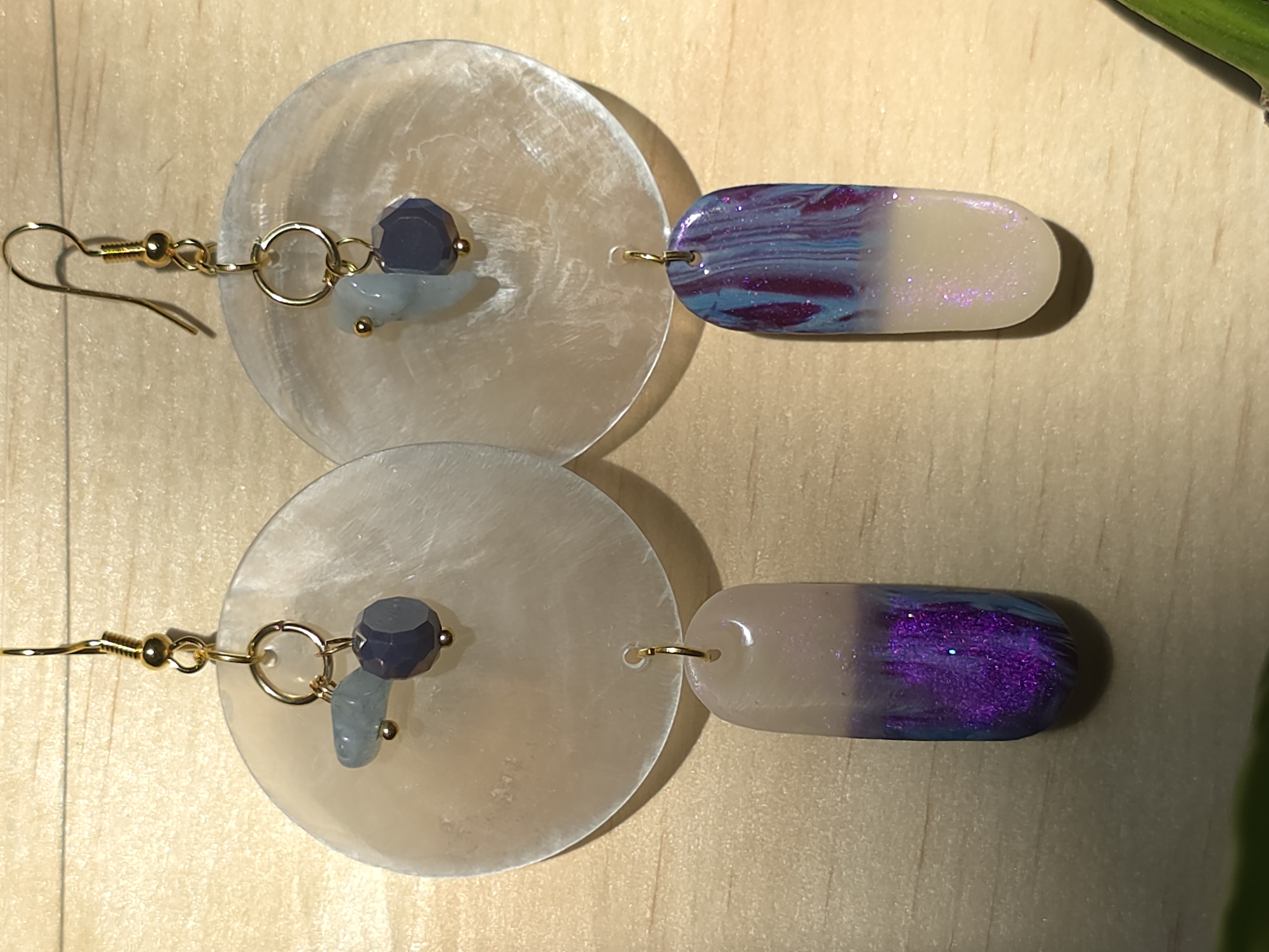 Unique Capiz Earrings