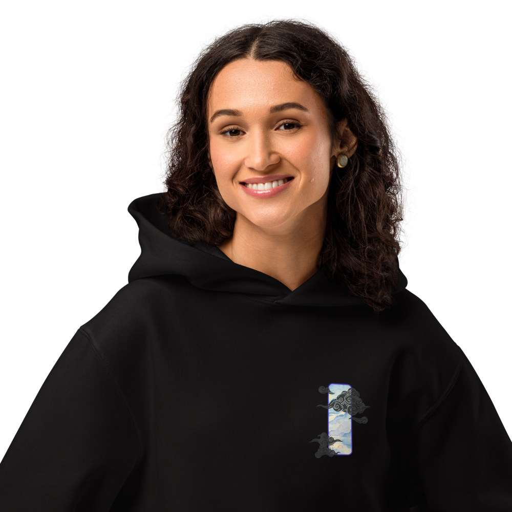 Artistic Graphic Black Hoodie