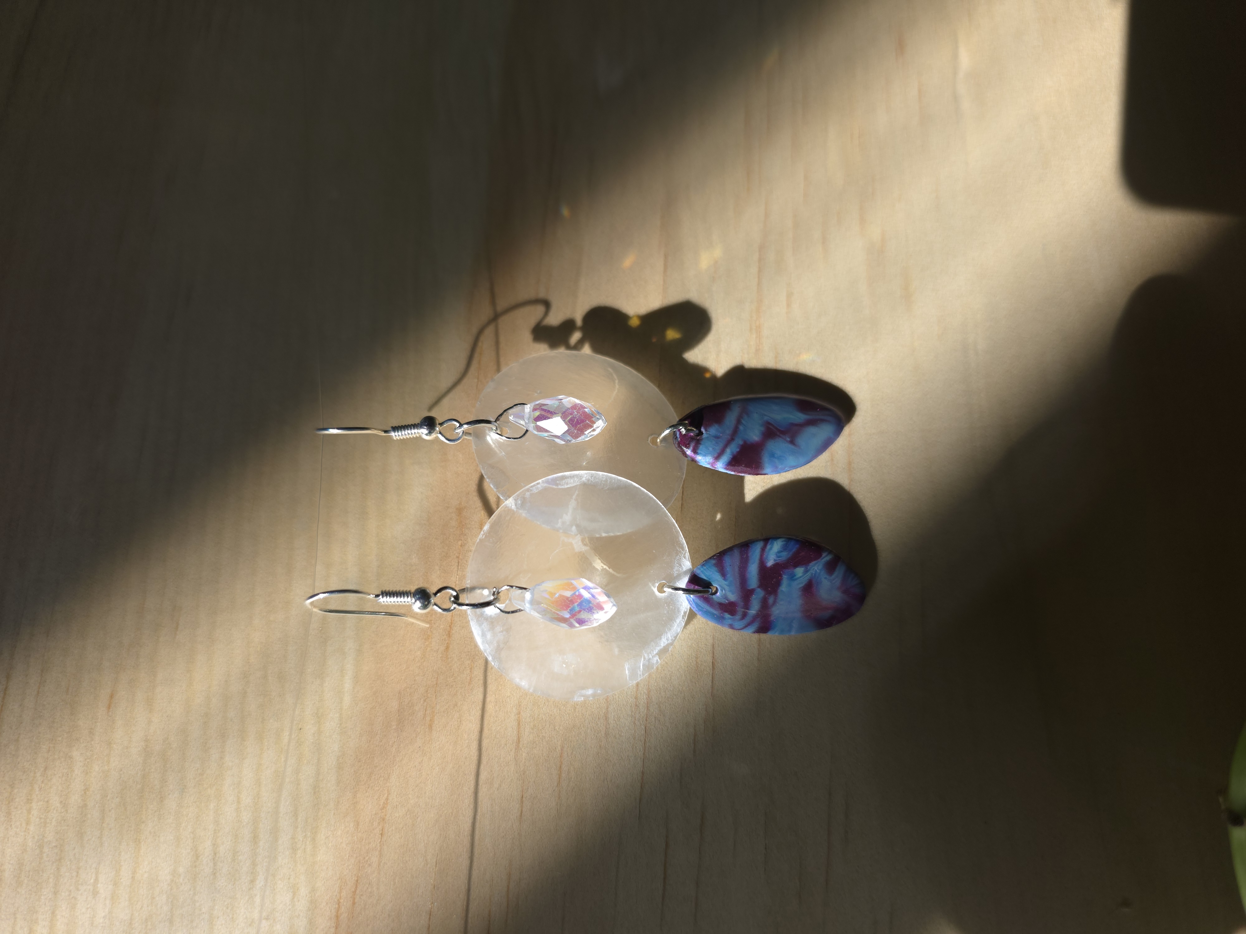 Unique Capiz Earrings