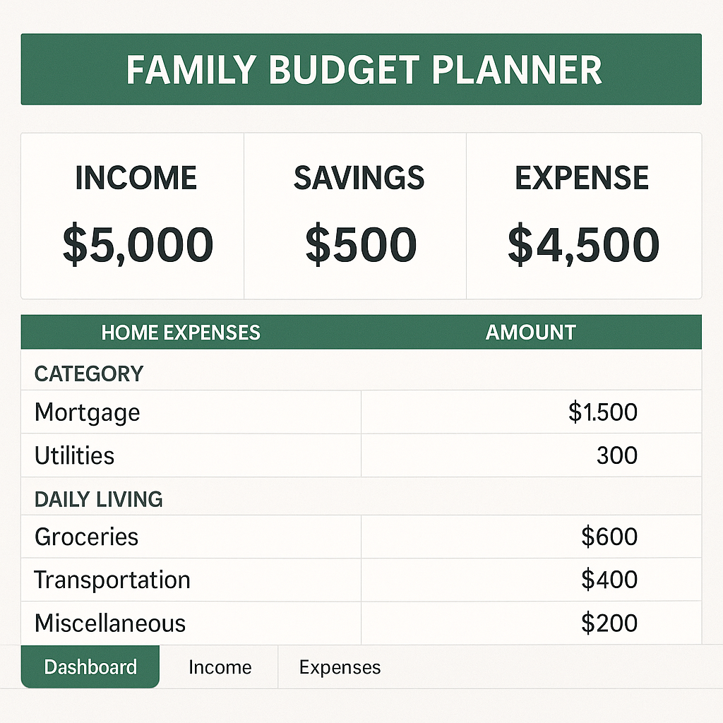 Family Budget Planner