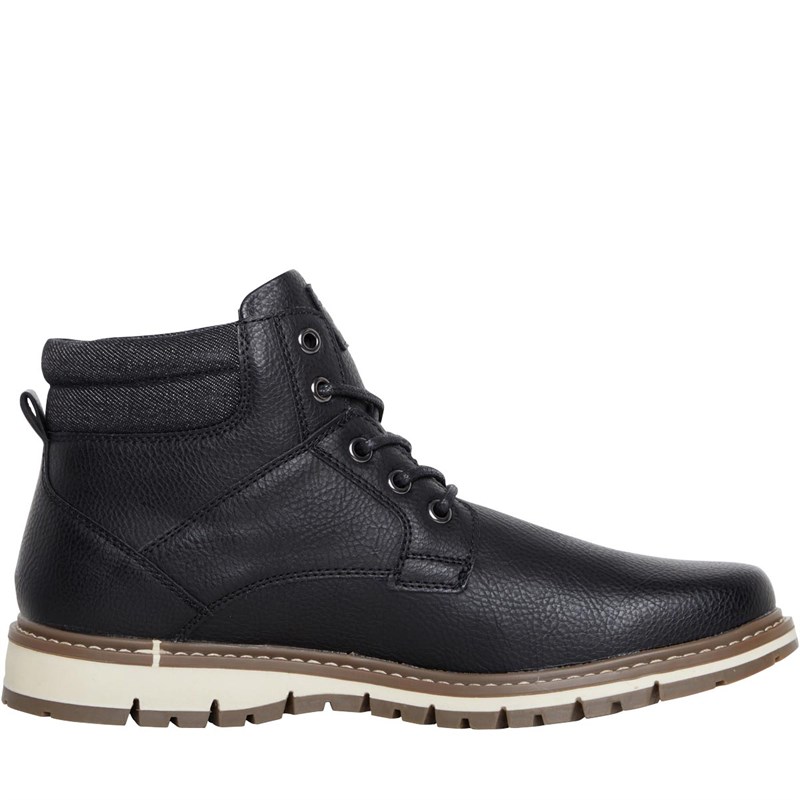 Bota Oxford masculina preta