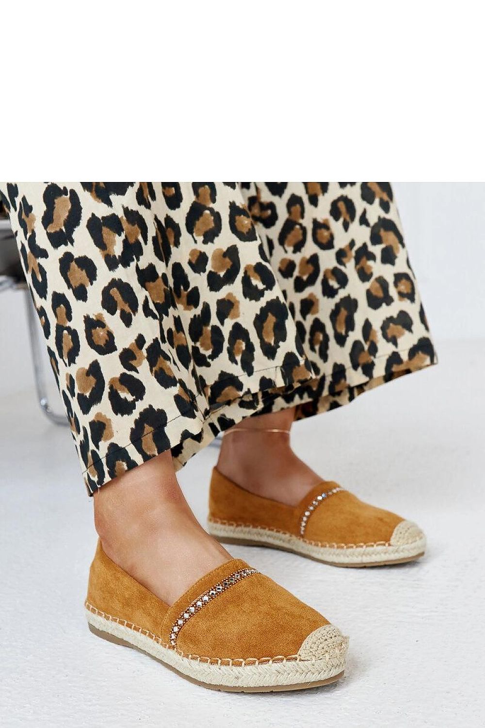 Espadrille marrom feminina