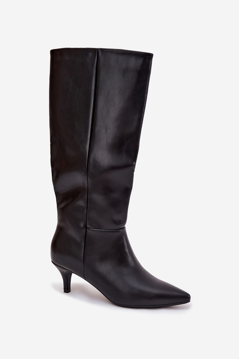 Bota cano alto feminina preta