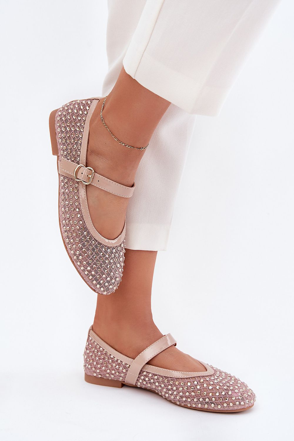 Sapatilhas Femininas com Strass