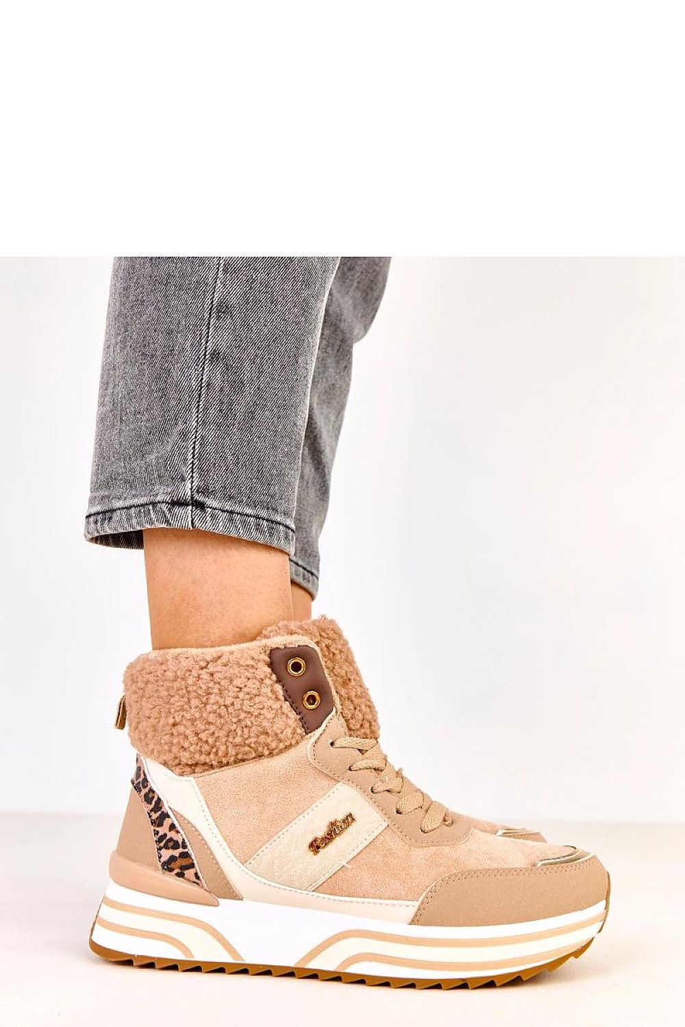 Tênis bota casual feminino