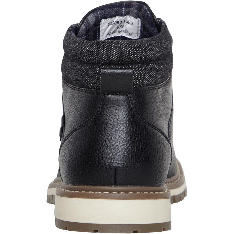 Bota Oxford masculina preta