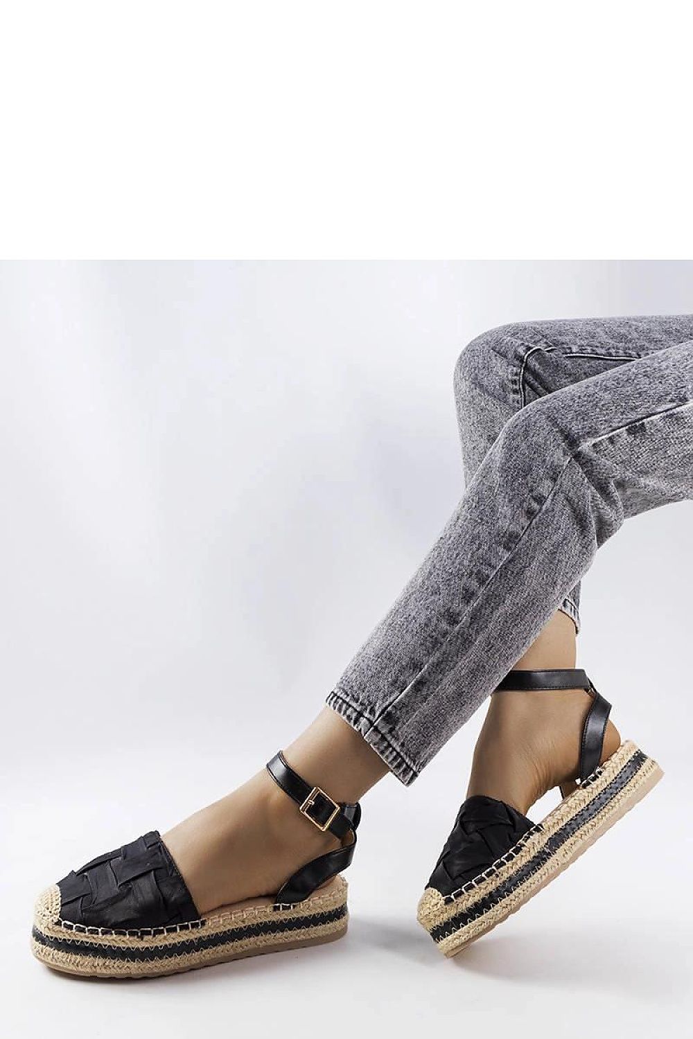 Sandália Espadrille Preta