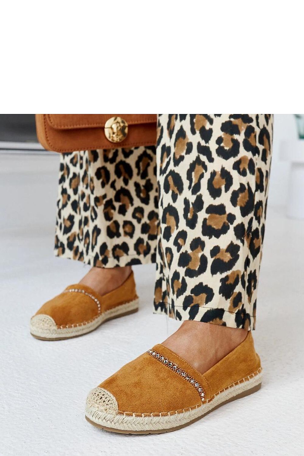 Espadrille marrom feminina