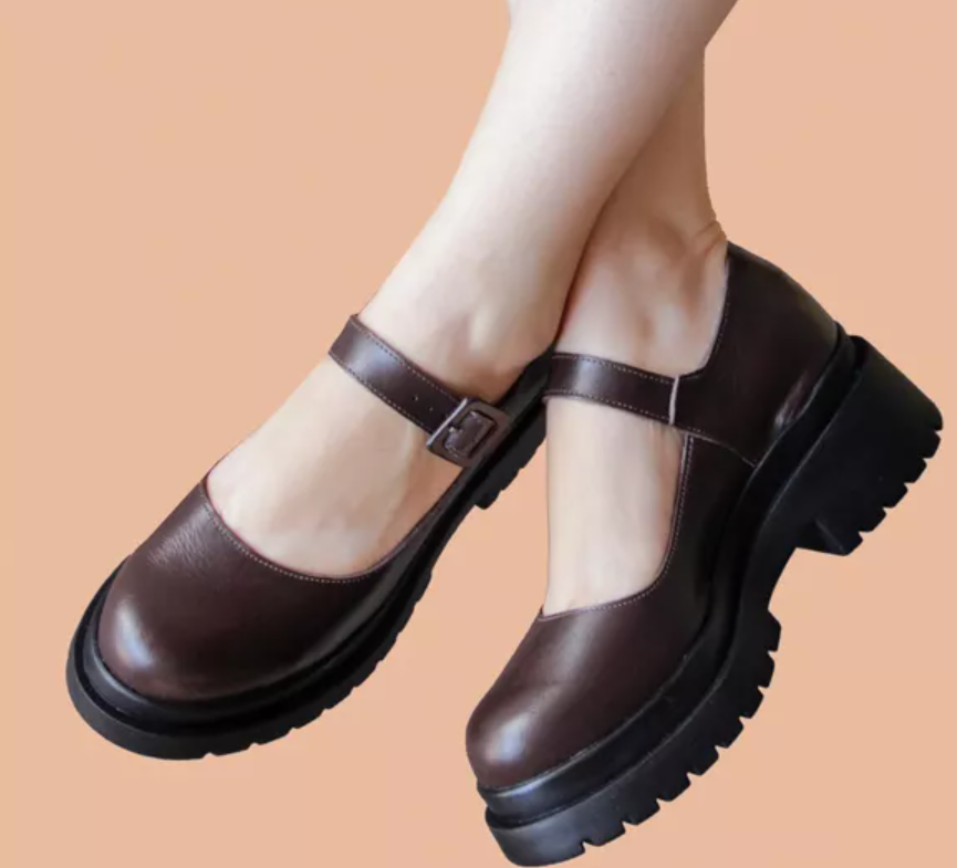 Sapatos plataforma fechada serenata