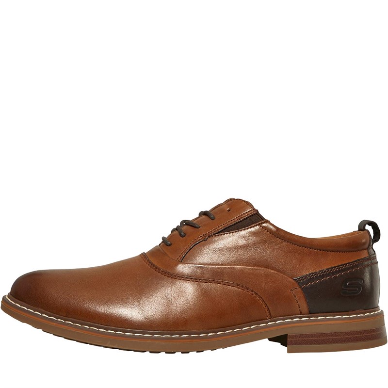 Sapato SKECHERS social masculino marrom