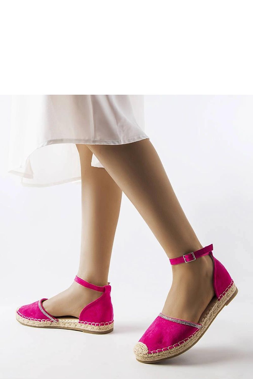 Sandálias femininas rosa vibrante