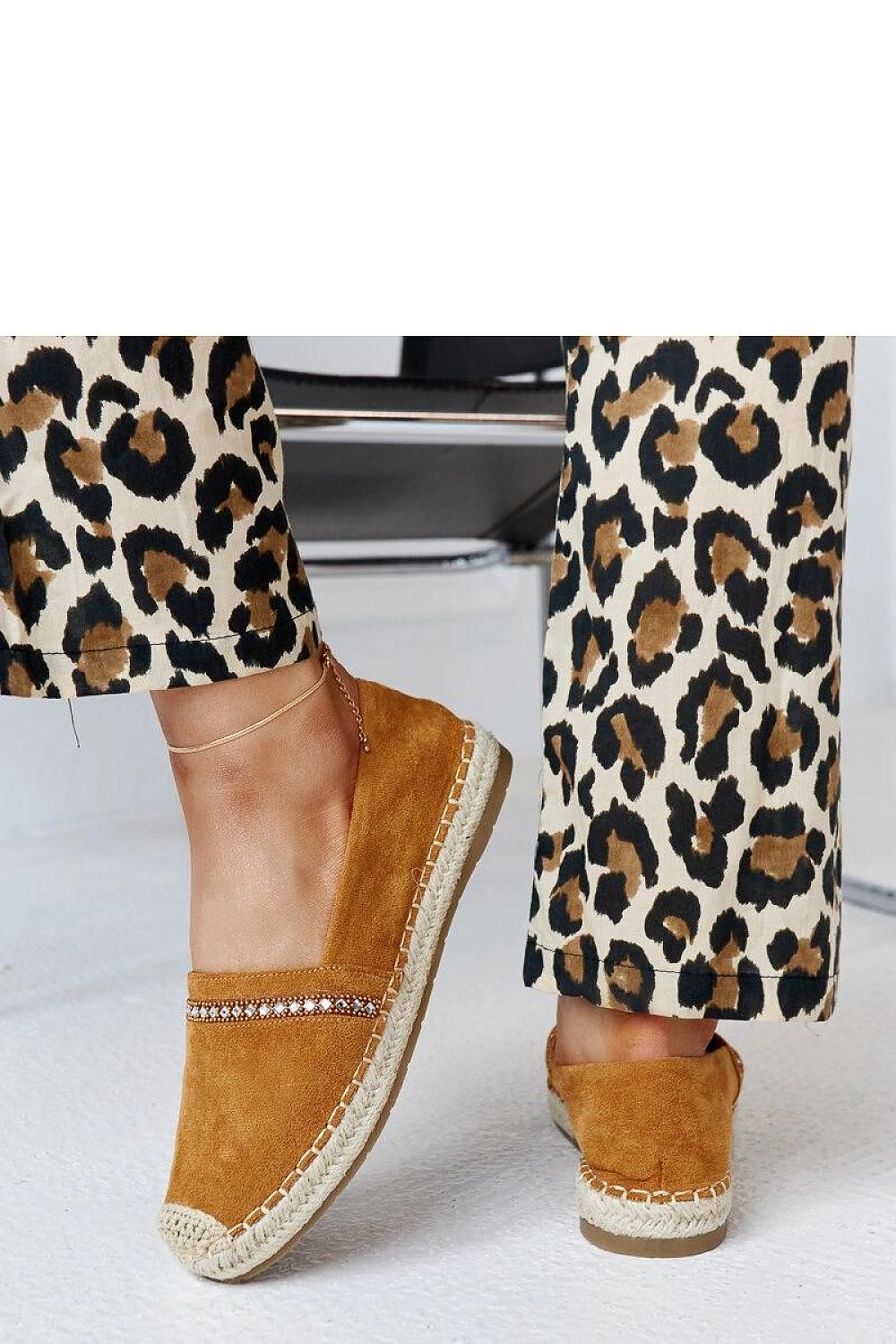 Espadrille marrom feminina