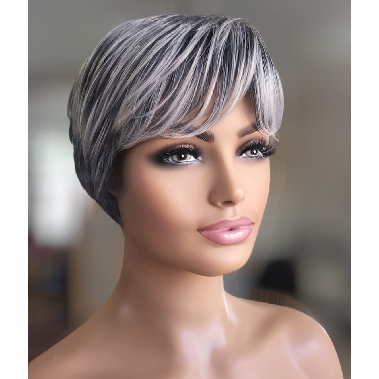 Martha Salt & Pepper Wig