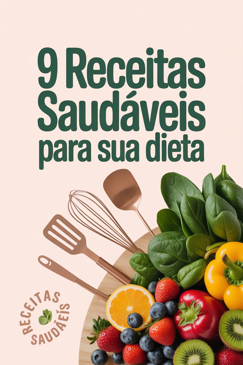 9 receitas saudáveis par sua dieta