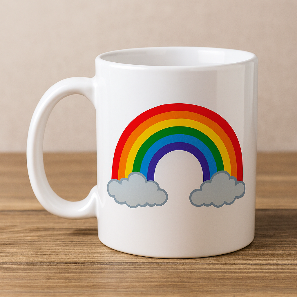 Caneca arco-íris