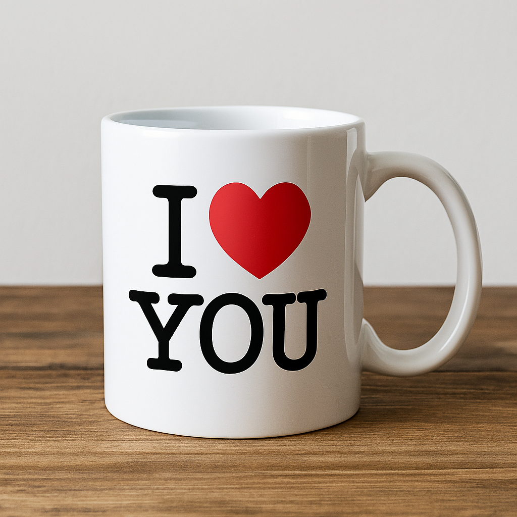 Caneca 'I Love You'